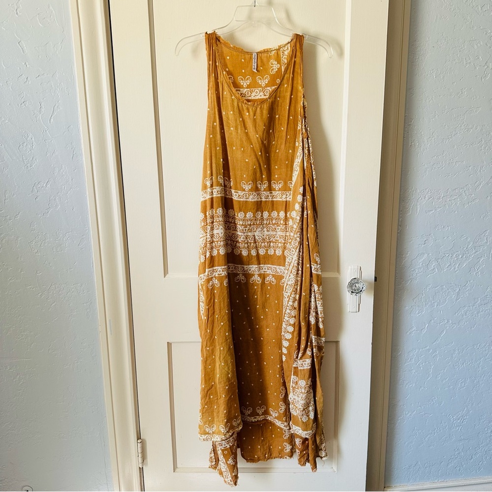 Magnolia Pearl Layla Tank Dress in Goldrush Size:OSFM